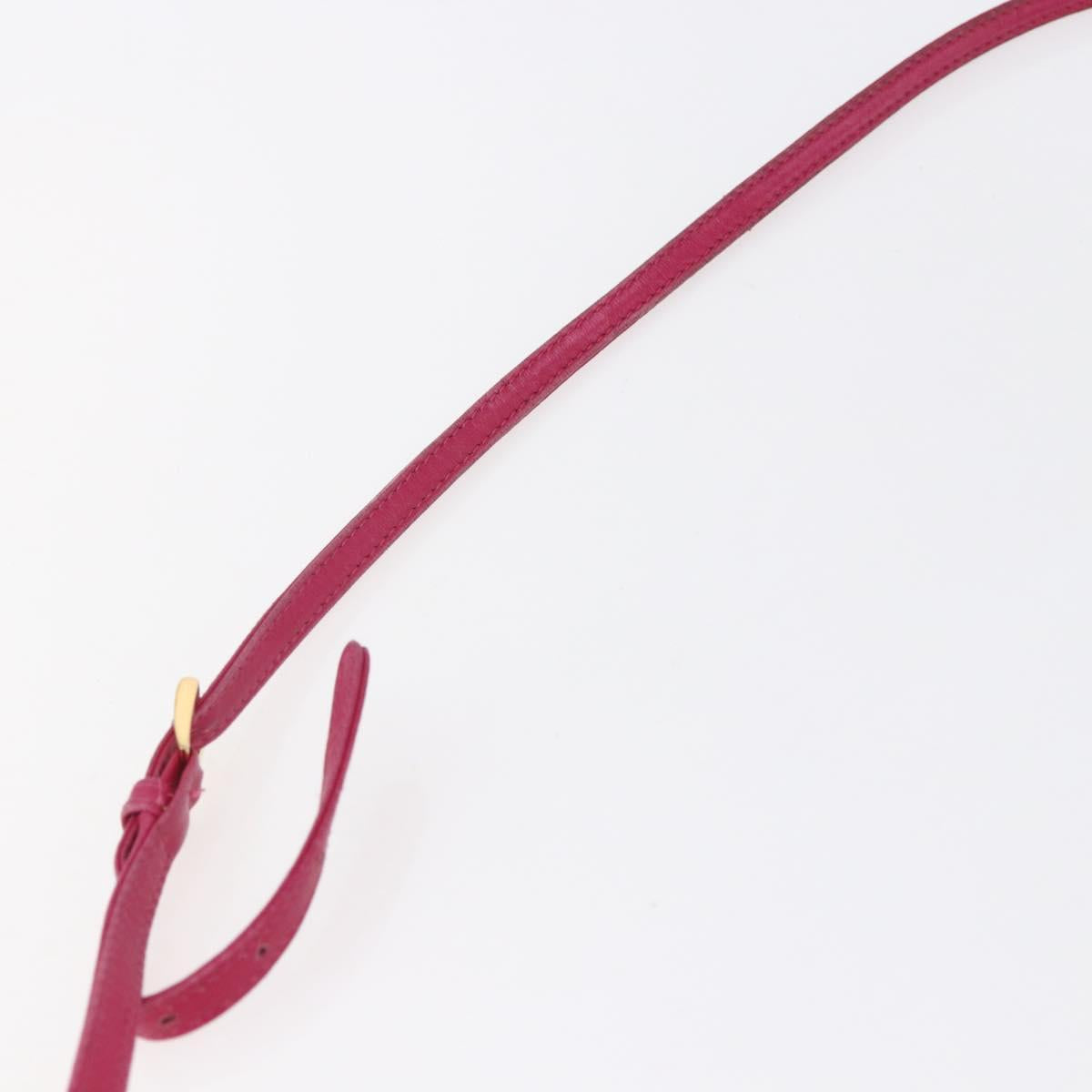 PRADA Hand Bag Nylon 2way Pink Gold Auth BA6879