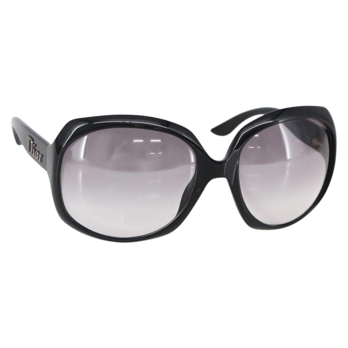 Christian Dior Sunglasses metal Black Auth BA6883