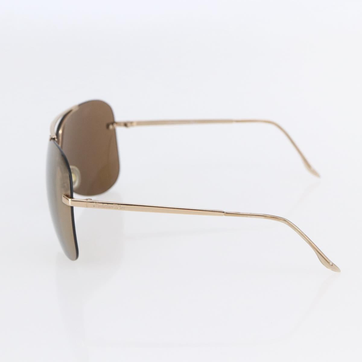 Christian Dior Sunglasses metal Brown Auth BA6884