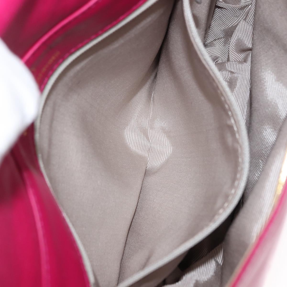 VALENTINO Shoulder Bag Leather Pink Auth BA6886