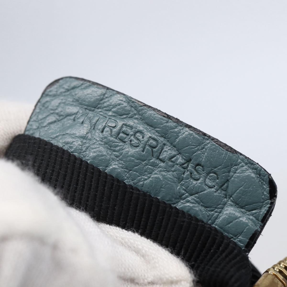 BURBERRY Shoulder Bag Leather Blue Auth BA6891