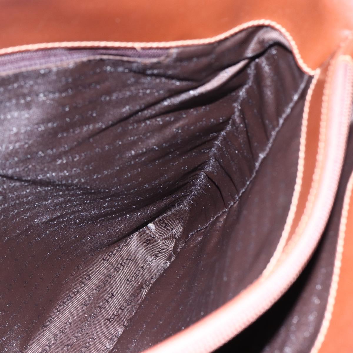 BURBERRY Nova Check Tote Bag PVC Leather Brown Beige Auth BA6892