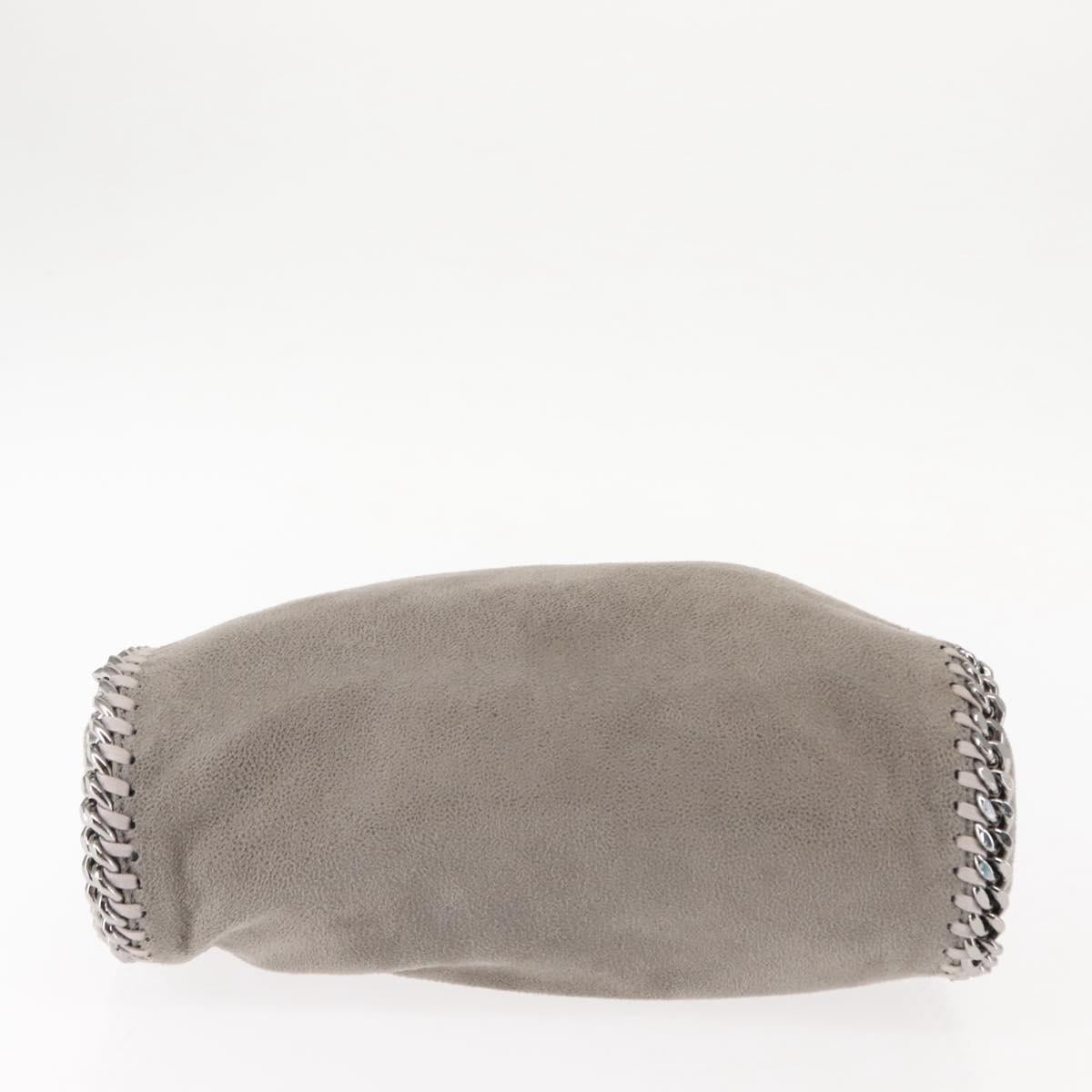 Stella MacCartney Falabella Chain Shoulder Bag polyester 2way Gray Auth BA6896