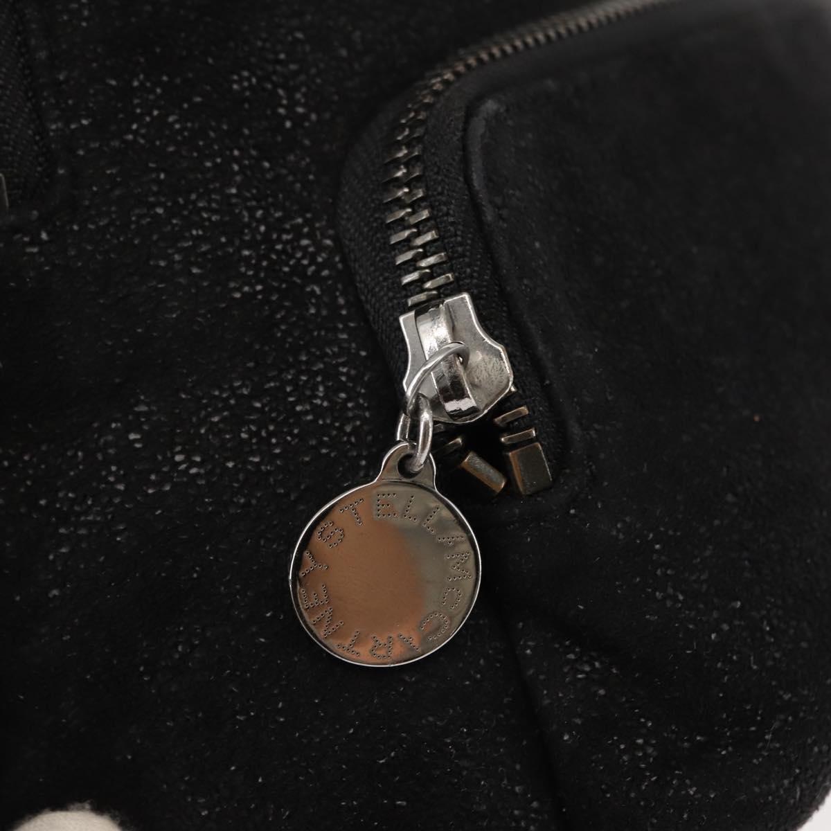 Stella MacCartney Falabella Backpack polyester Black Auth BA6897