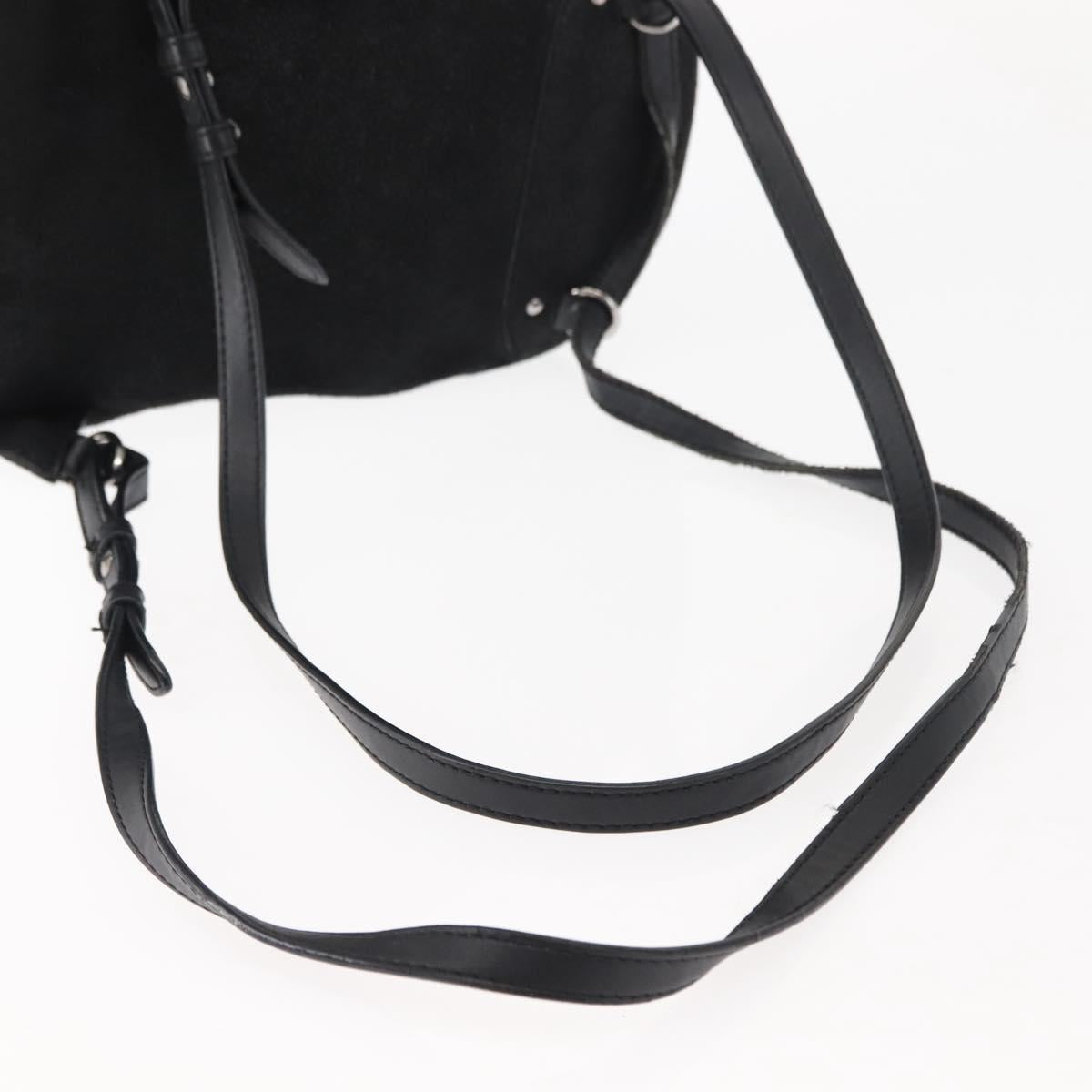 Stella MacCartney Falabella Backpack polyester Black Auth BA6897