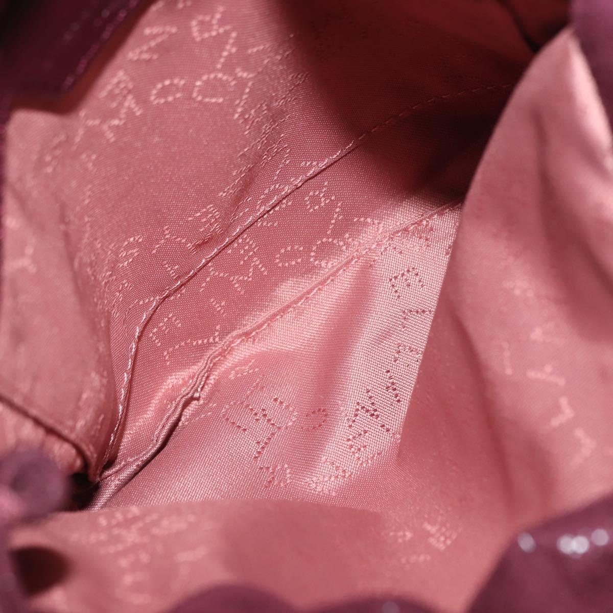 Stella MacCartney Falabella Chain Shoulder Bag polyester Bordeaux Auth BA6899