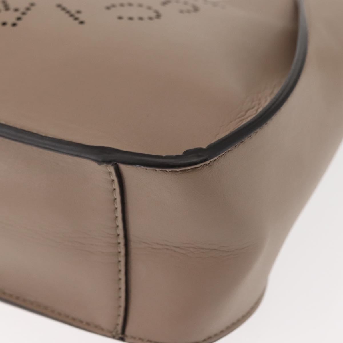 Stella MacCartney Shoulder Bag polyester Beige Auth BA6902