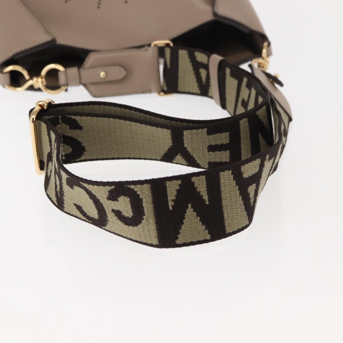 Stella MacCartney Shoulder Bag polyester Beige Auth BA6902