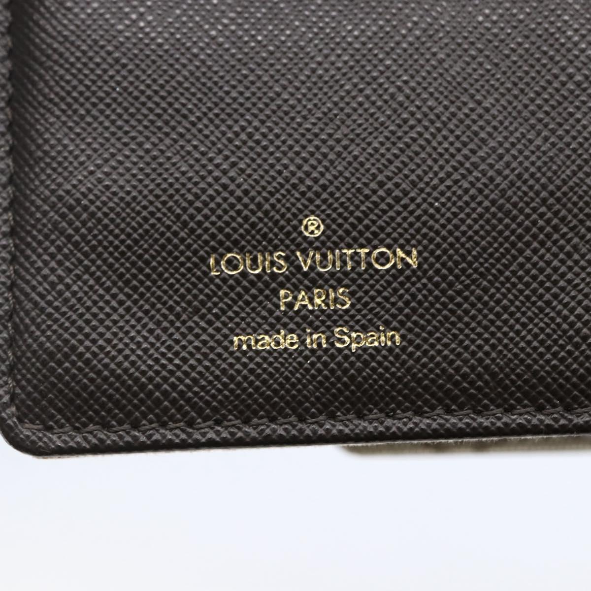 LOUIS VUITTON Monogram Mini Agenda PM Day Planner Cover Khaki R20911 Auth BA6916
