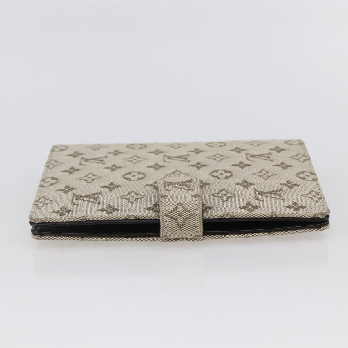 LOUIS VUITTON Monogram Mini Agenda PM Day Planner Cover Khaki R20911 Auth BA6916