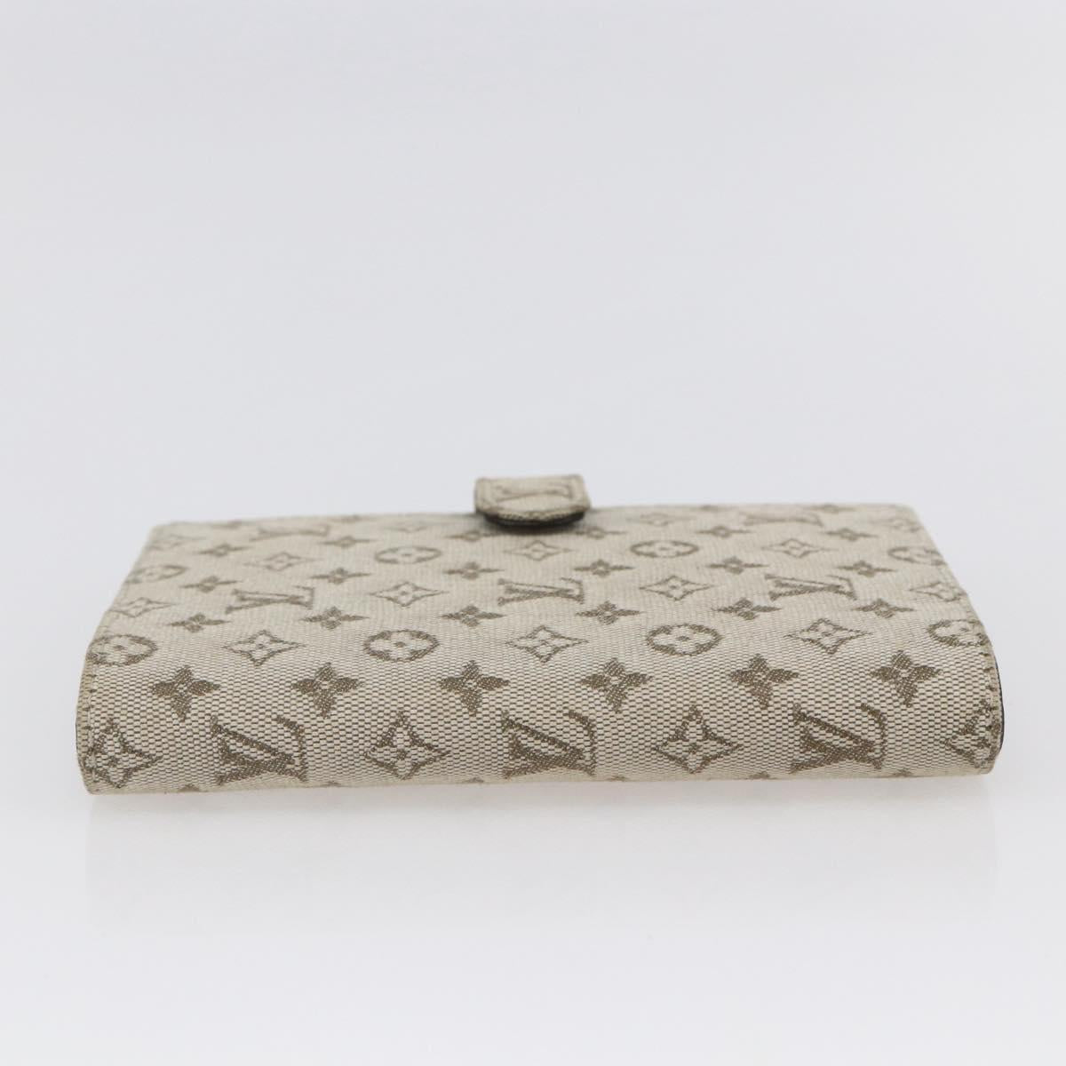 LOUIS VUITTON Monogram Mini Agenda PM Day Planner Cover Khaki R20911 Auth BA6916