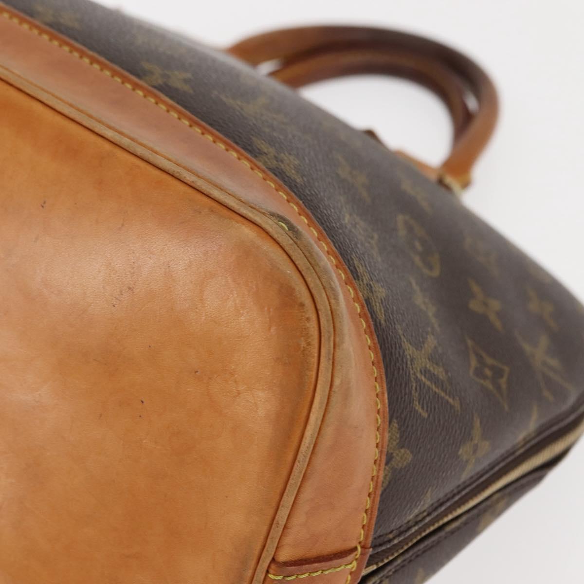 LOUIS VUITTON Monogram Alma Hand Bag M51130 LV Auth BA6922