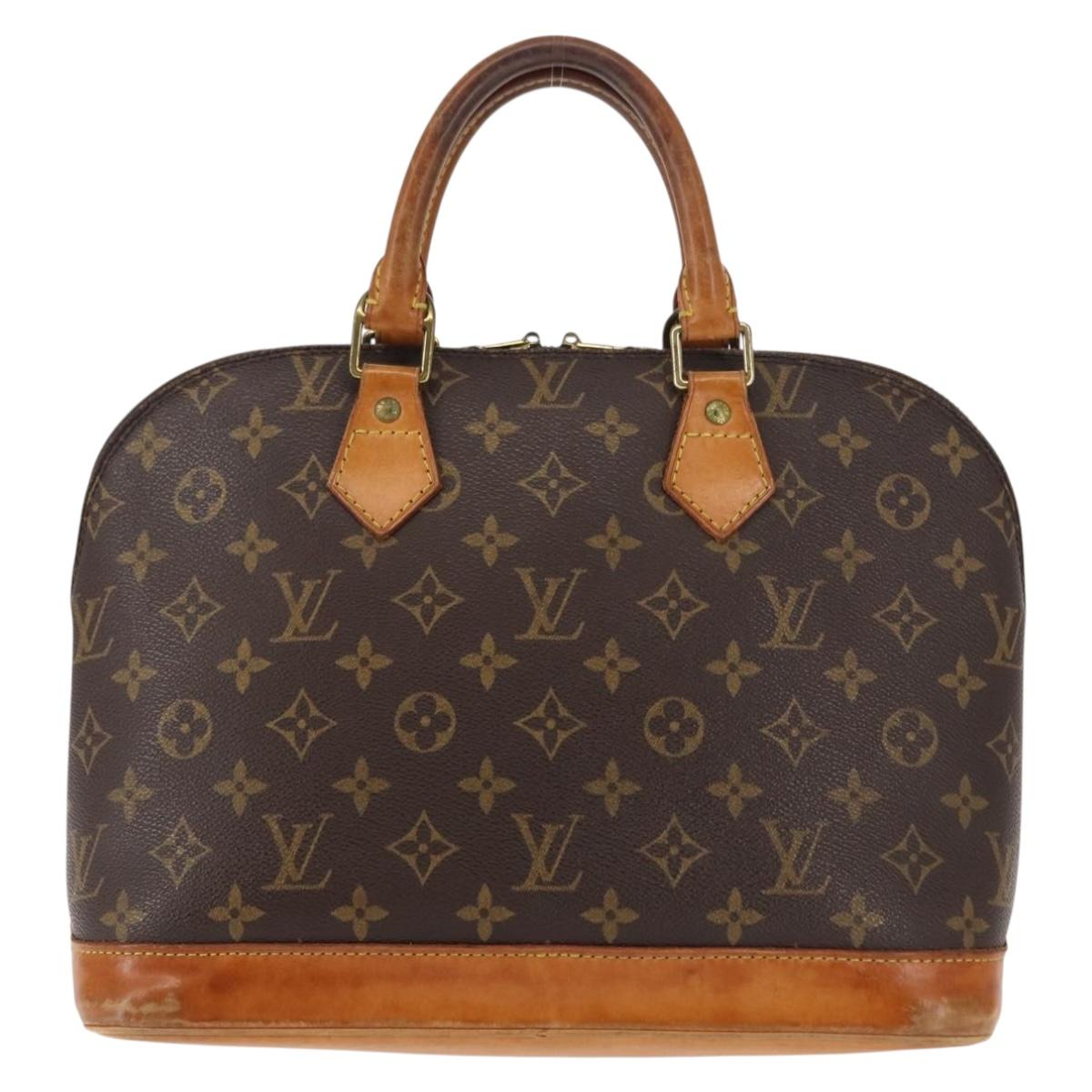LOUIS VUITTON Monogram Alma Hand Bag M51130 LV Auth BA6922