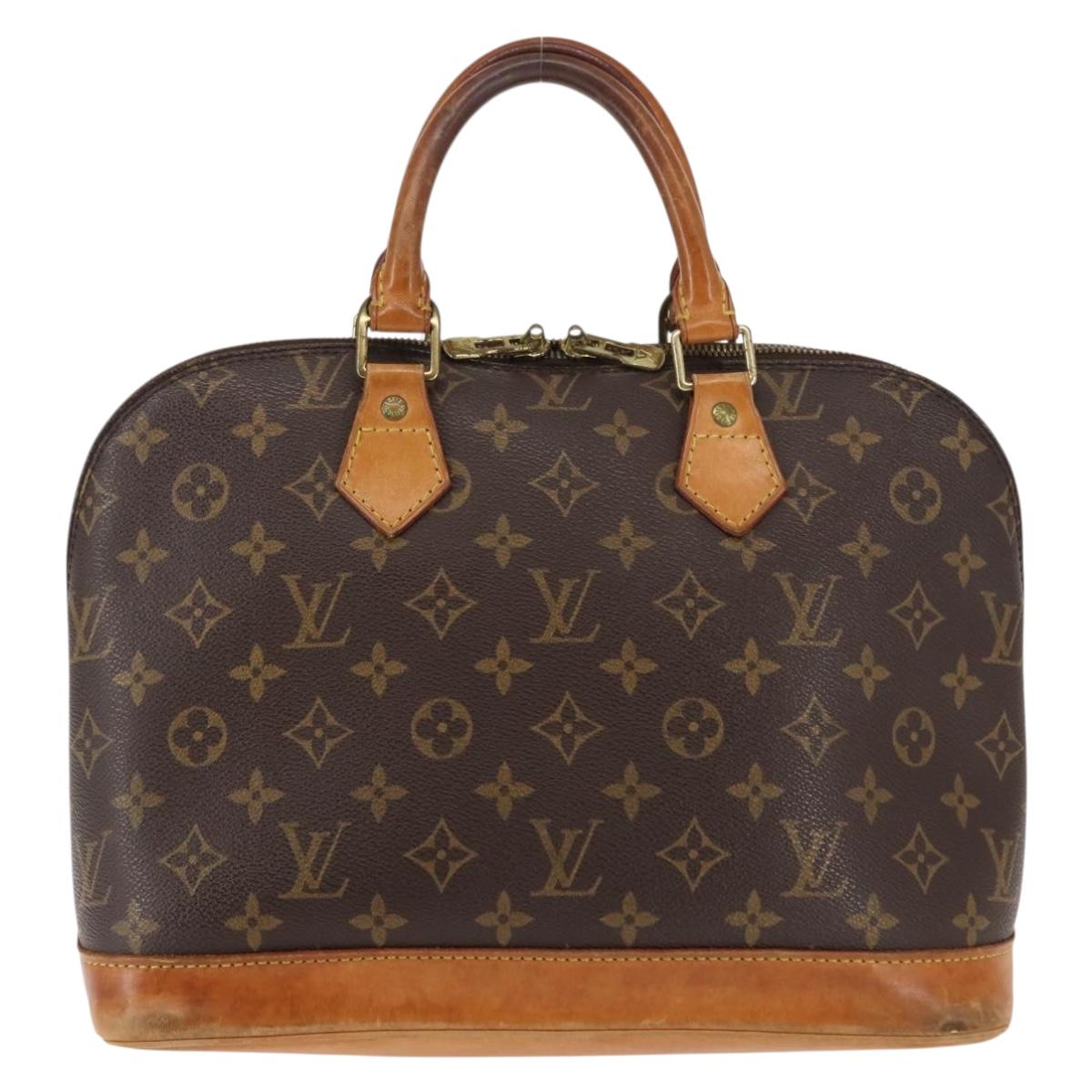 LOUIS VUITTON Monogram Alma Hand Bag M51130 LV Auth BA6922