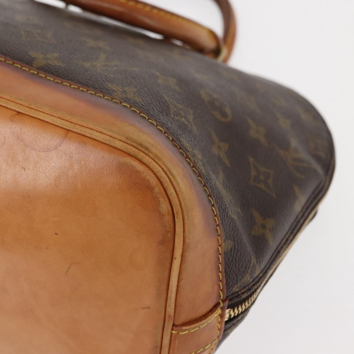 LOUIS VUITTON Monogram Alma Hand Bag M51130 LV Auth BA6923