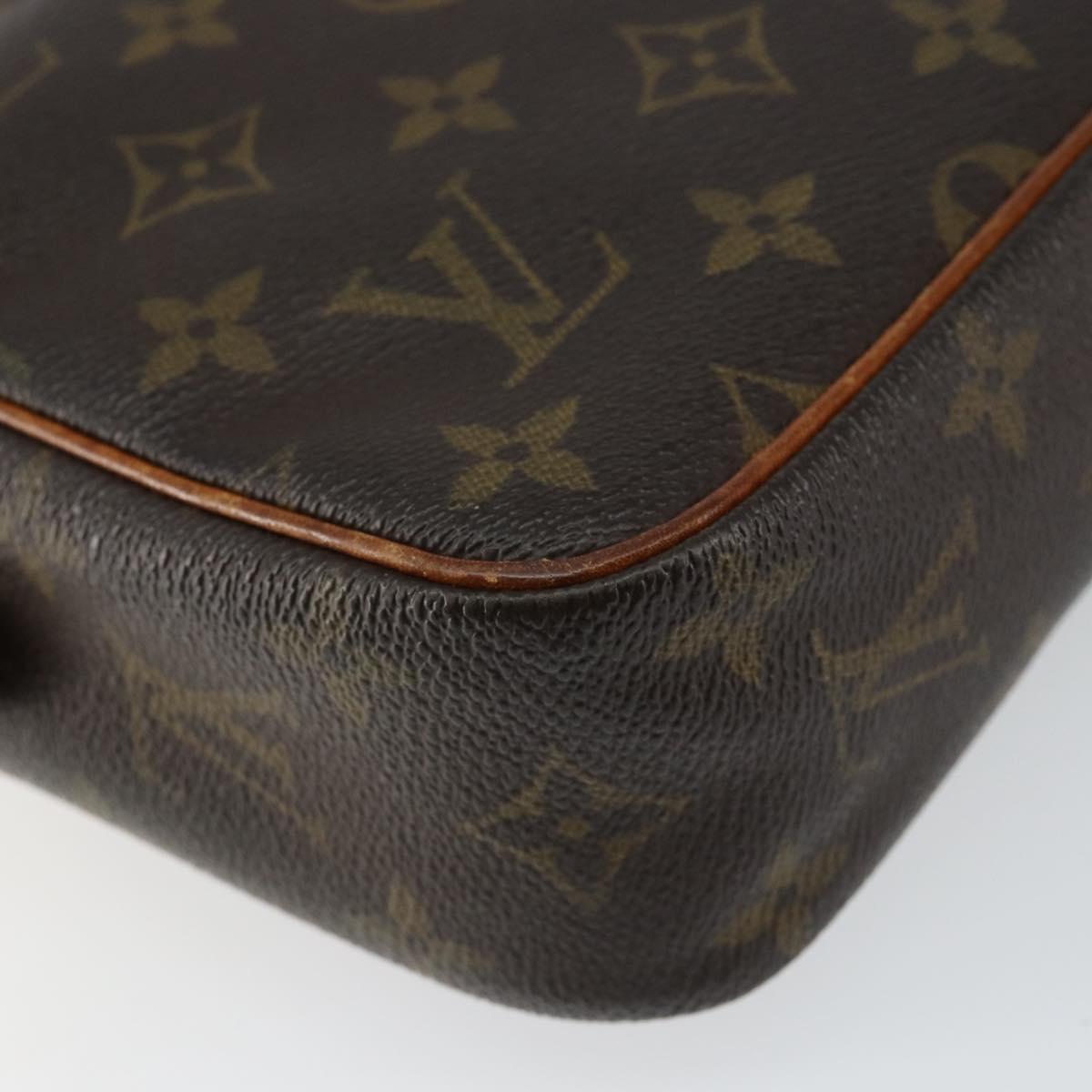 LOUIS VUITTON Monogram Compiegne 23 Clutch Bag M51847 LV Auth BA6924