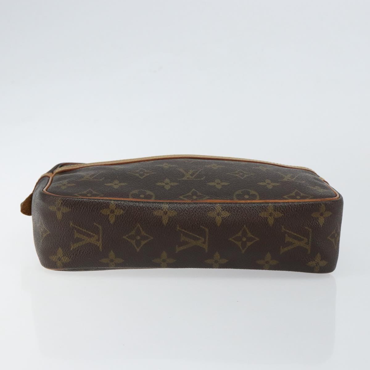 LOUIS VUITTON Monogram Compiegne 23 Clutch Bag M51847 LV Auth BA6924