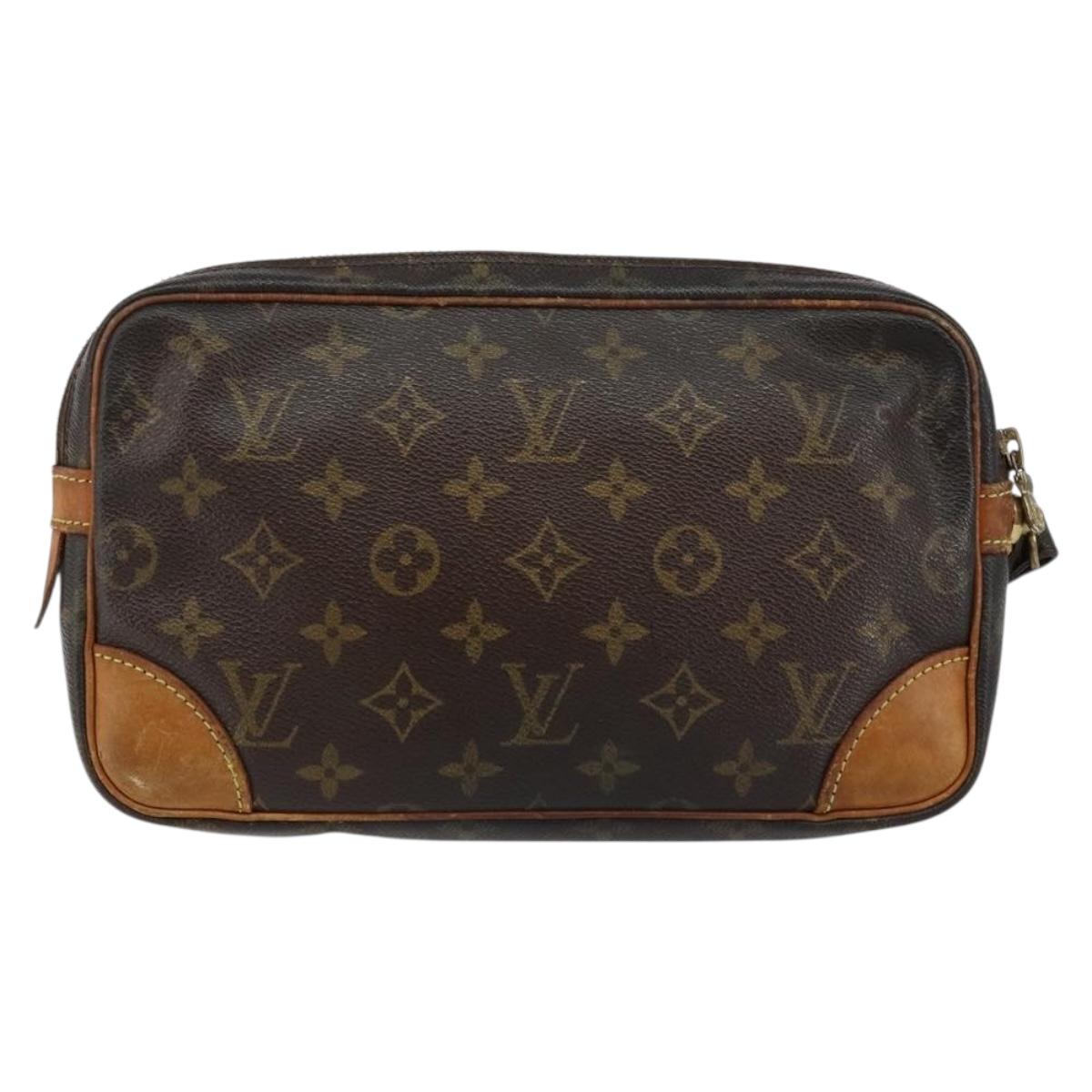 LOUIS VUITTON Monogram Marly Dragonne GM Clutch Bag M51825 LV Auth BA6925