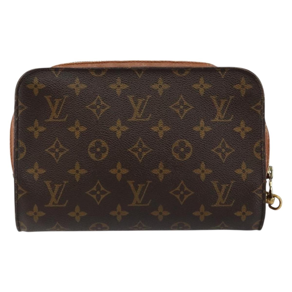 LOUIS VUITTON Monogram Orsay Clutch Bag M51790 LV Auth BA6926