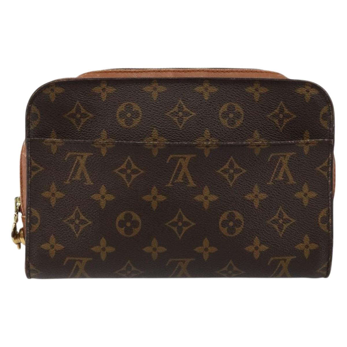 LOUIS VUITTON Monogram Orsay Clutch Bag M51790 LV Auth BA6926