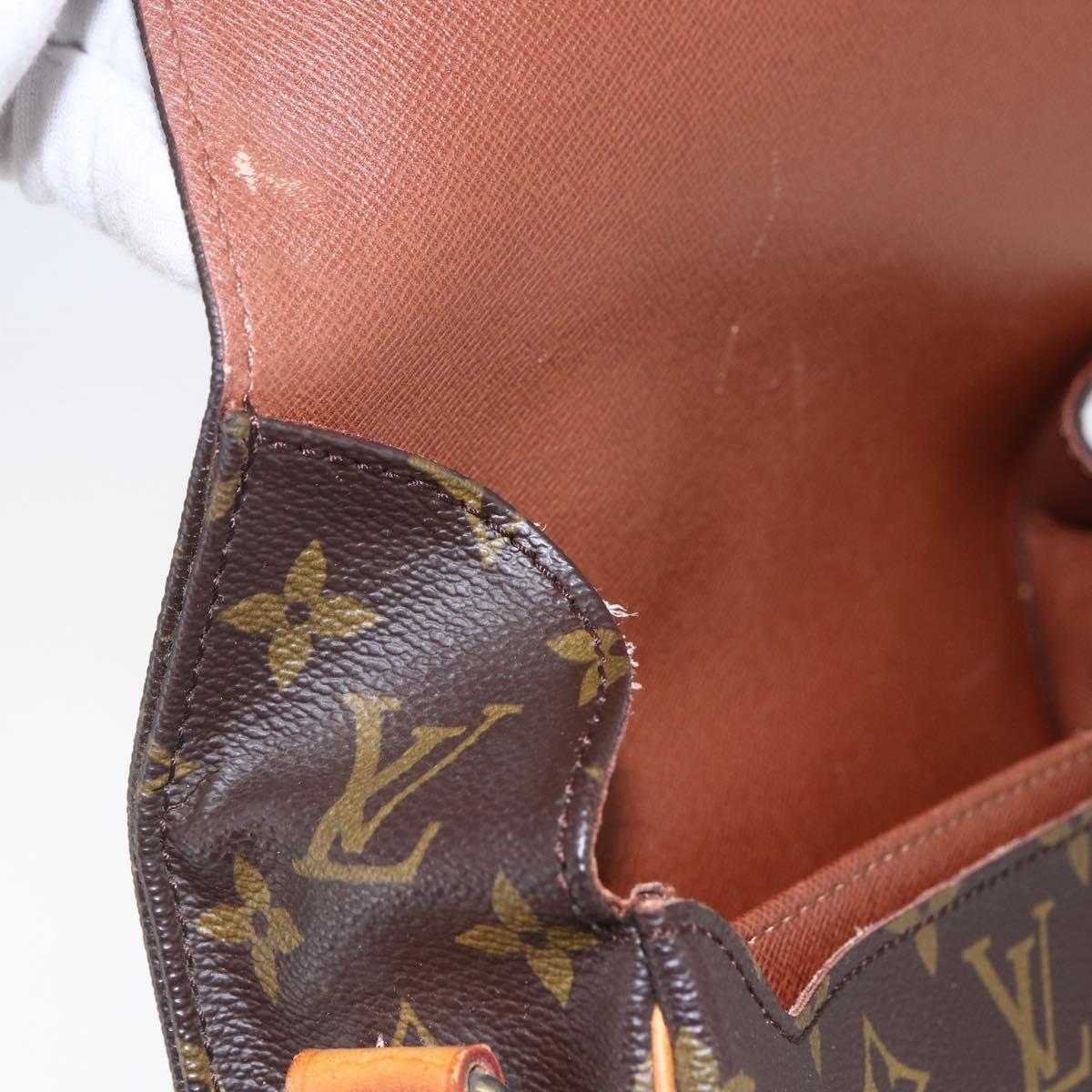 LOUIS VUITTON Monogram Cartouchiere MM Shoulder Bag M51253 LV Auth BA6928