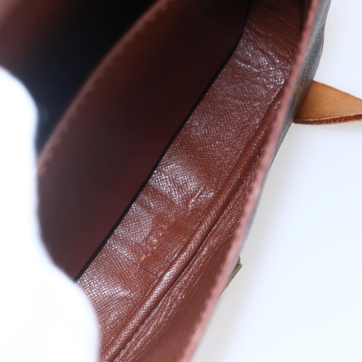 LOUIS VUITTON Monogram Cartouchiere MM Shoulder Bag M51253 LV Auth BA6928