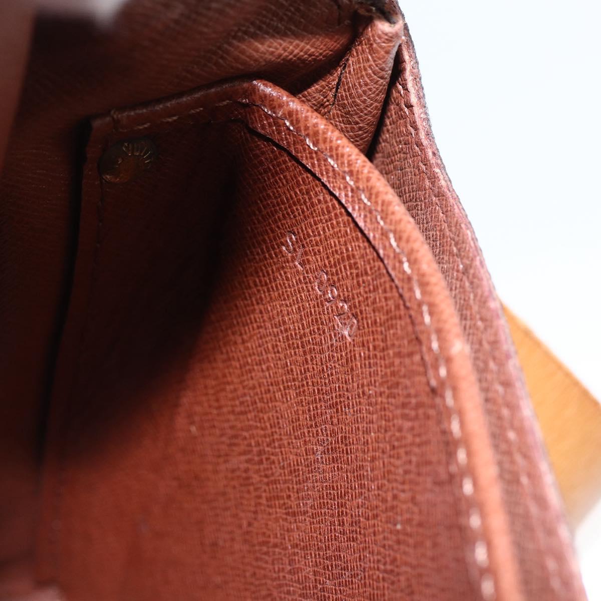 LOUIS VUITTON Monogram Cartouchiere MM Shoulder Bag M51253 LV Auth BA6928