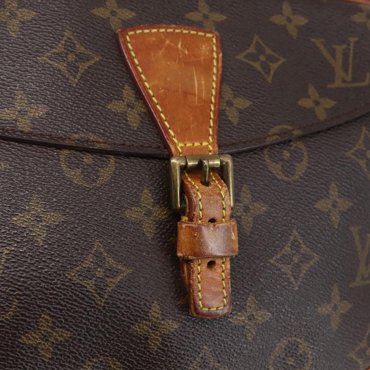 LOUIS VUITTON Monogram Jeune Fille MM Shoulder Bag M51226 LV Auth BA6933
