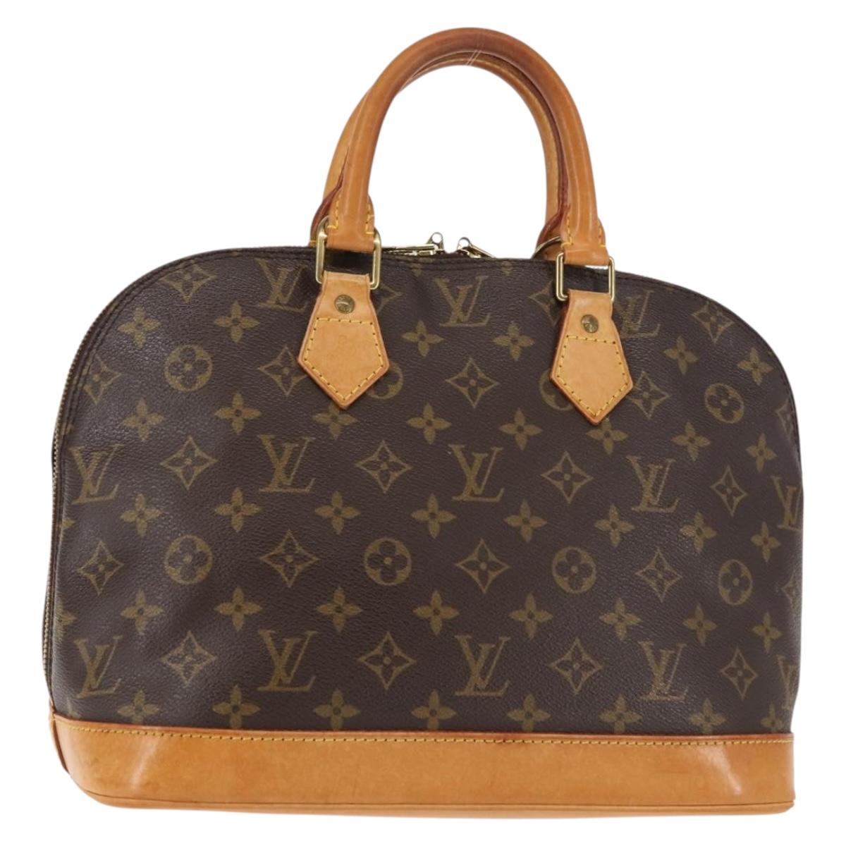 LOUIS VUITTON Monogram Alma Hand Bag M51130 LV Auth BA6936