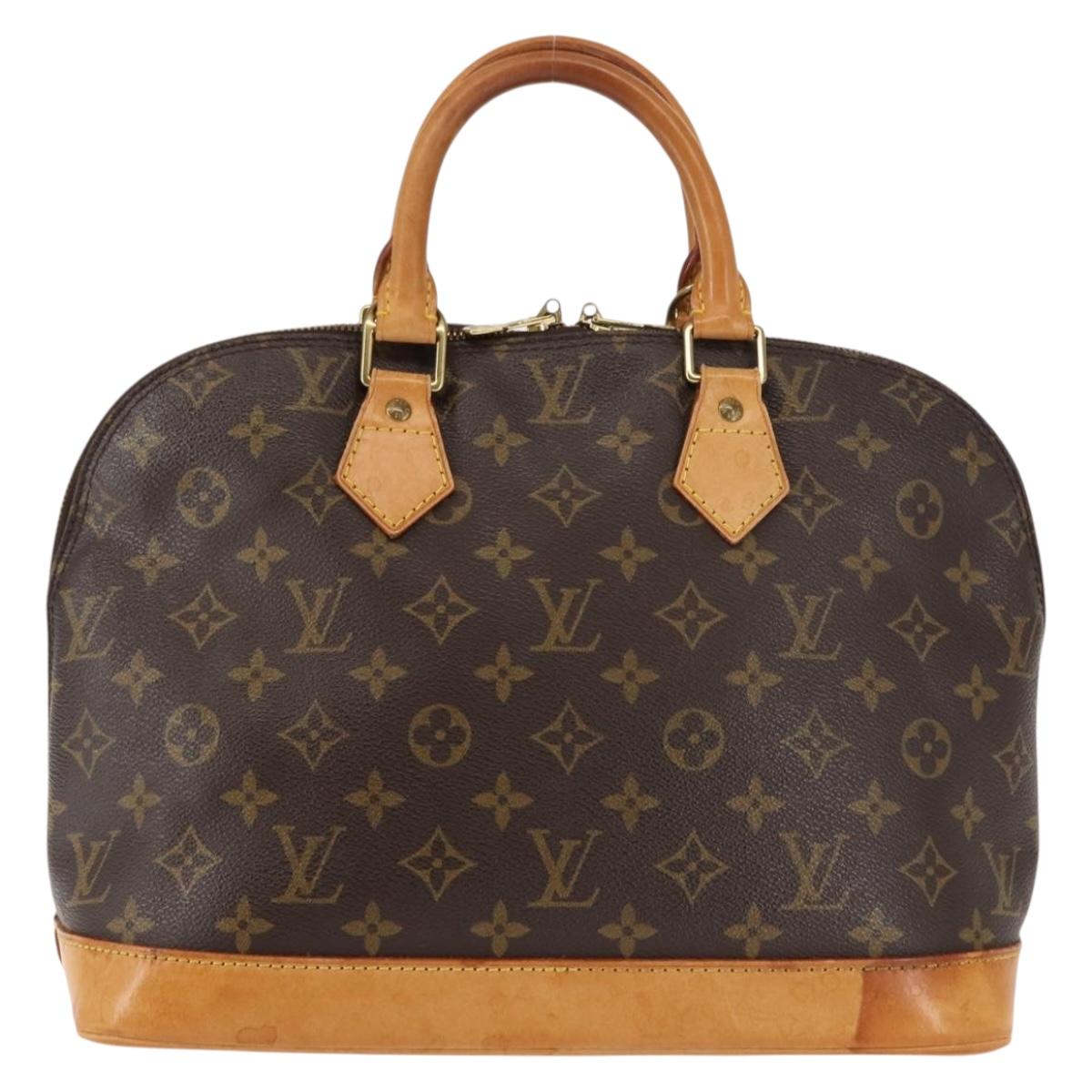 LOUIS VUITTON Monogram Alma Hand Bag M51130 LV Auth BA6936