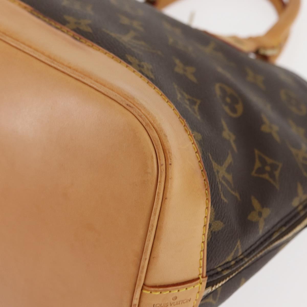 LOUIS VUITTON Monogram Alma Hand Bag M51130 LV Auth BA6939