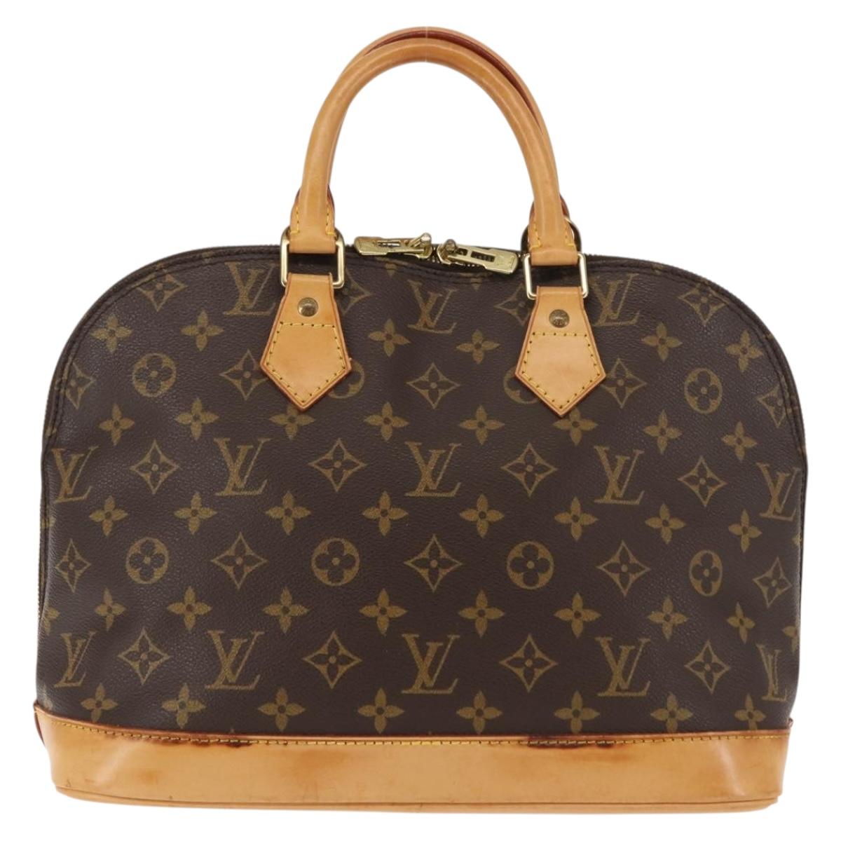 LOUIS VUITTON Monogram Alma Hand Bag M51130 LV Auth BA6939