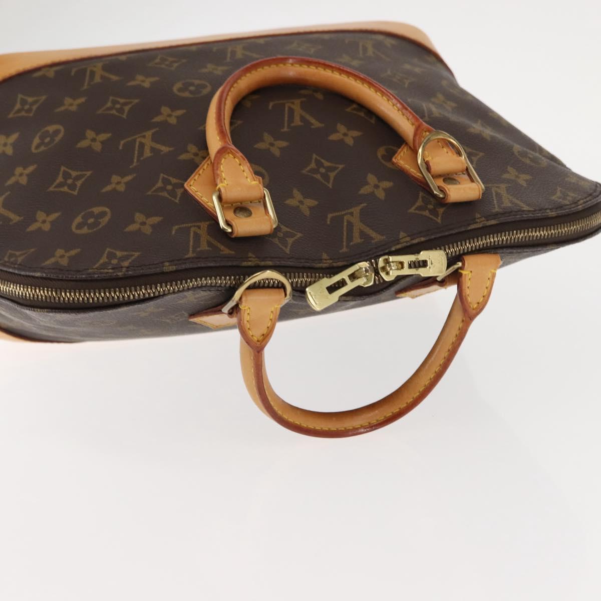 LOUIS VUITTON Monogram Alma Hand Bag M51130 LV Auth BA6939