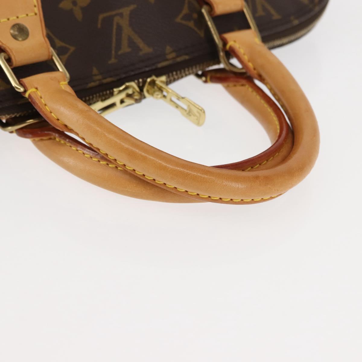 LOUIS VUITTON Monogram Alma Hand Bag M51130 LV Auth BA6939