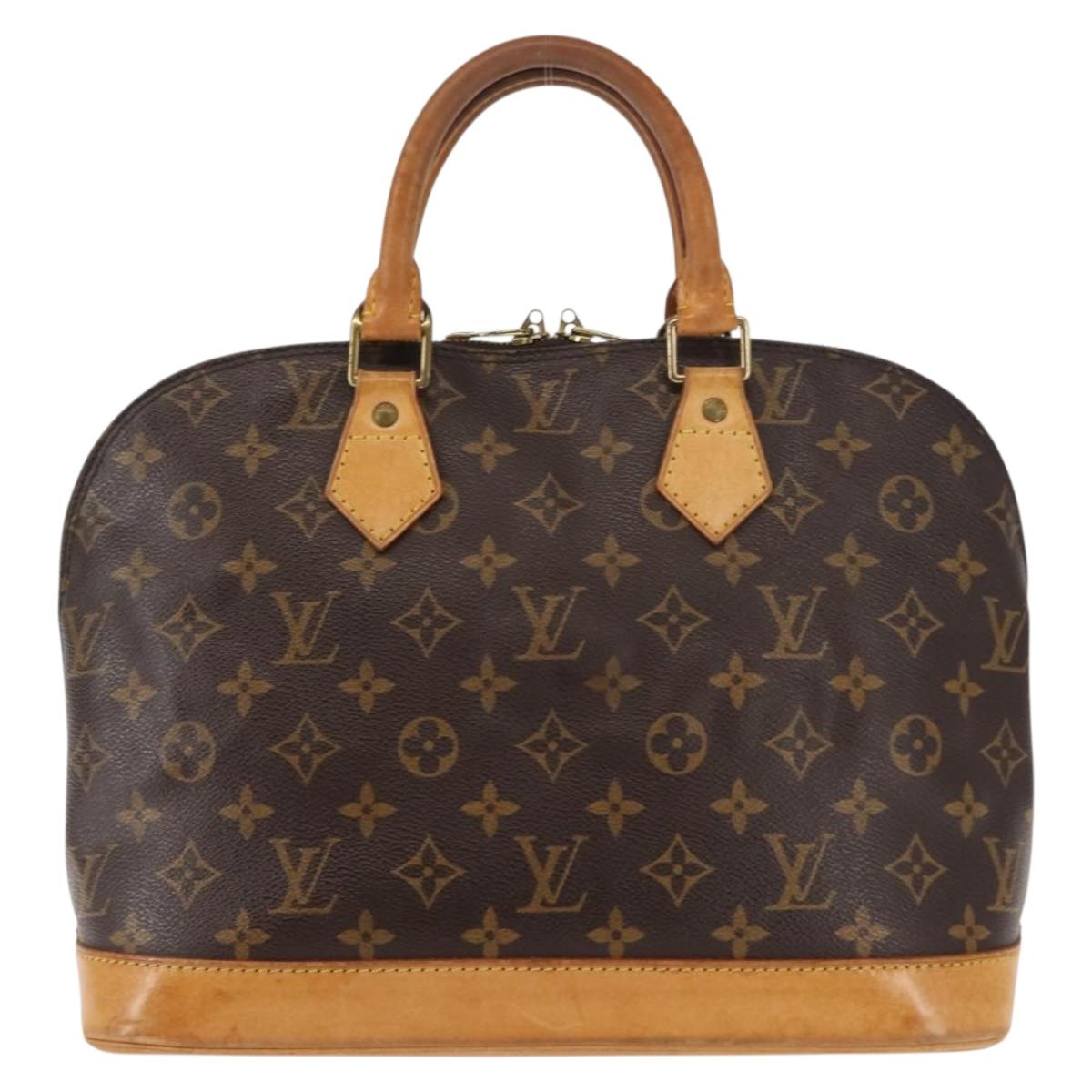 LOUIS VUITTON Monogram Alma Hand Bag M51130 LV Auth BA6941