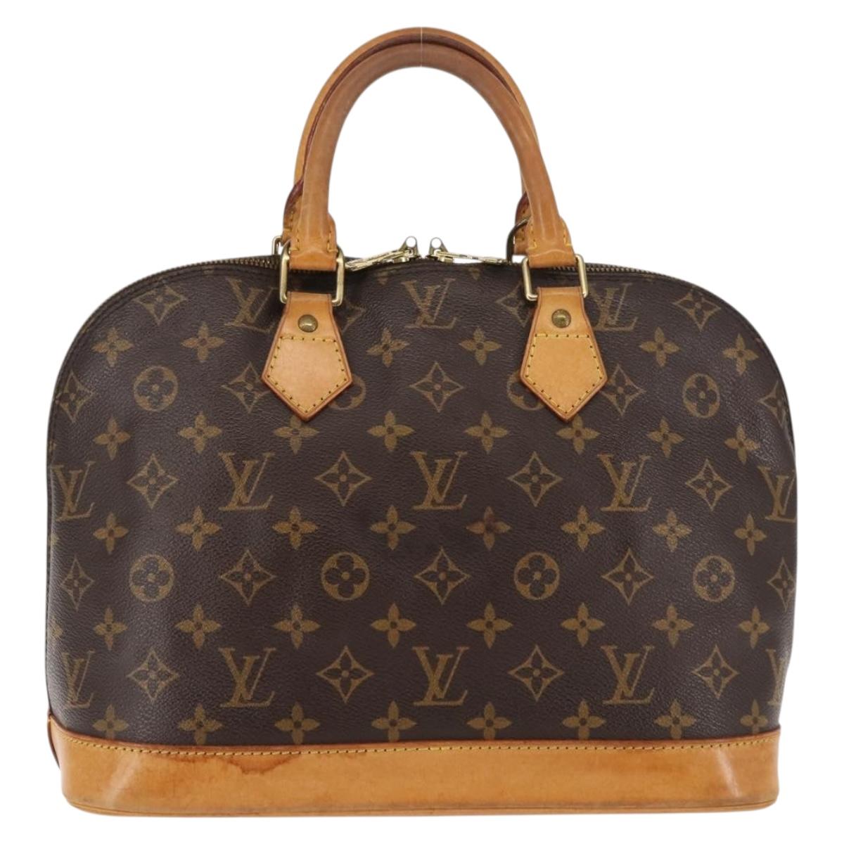 LOUIS VUITTON Monogram Alma Hand Bag M51130 LV Auth BA6941