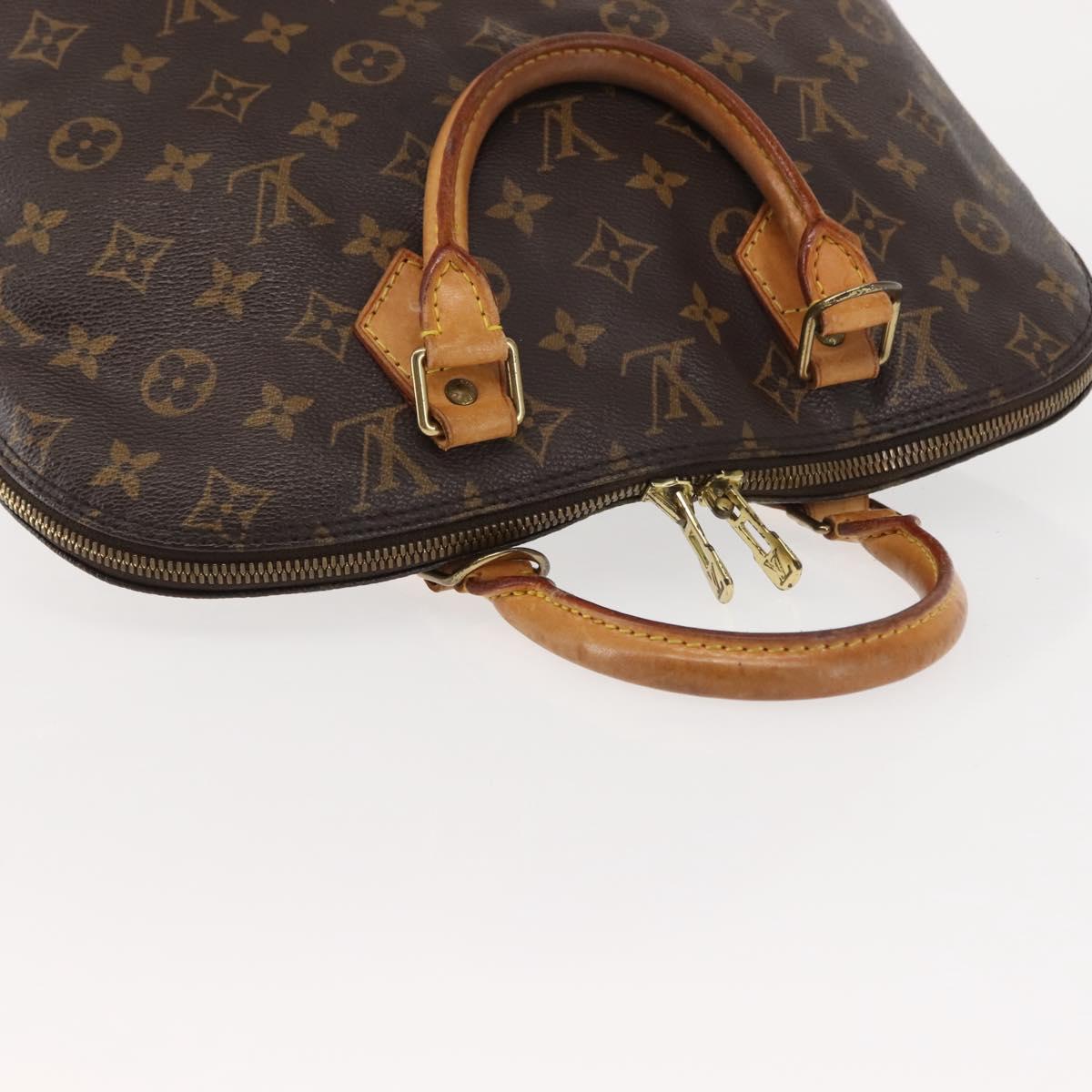 LOUIS VUITTON Monogram Alma Hand Bag M51130 LV Auth BA6941