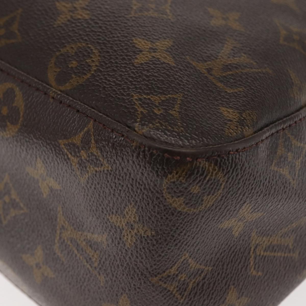LOUIS VUITTON Monogram Looping GM Shoulder Bag M51145 LV Auth BA6953