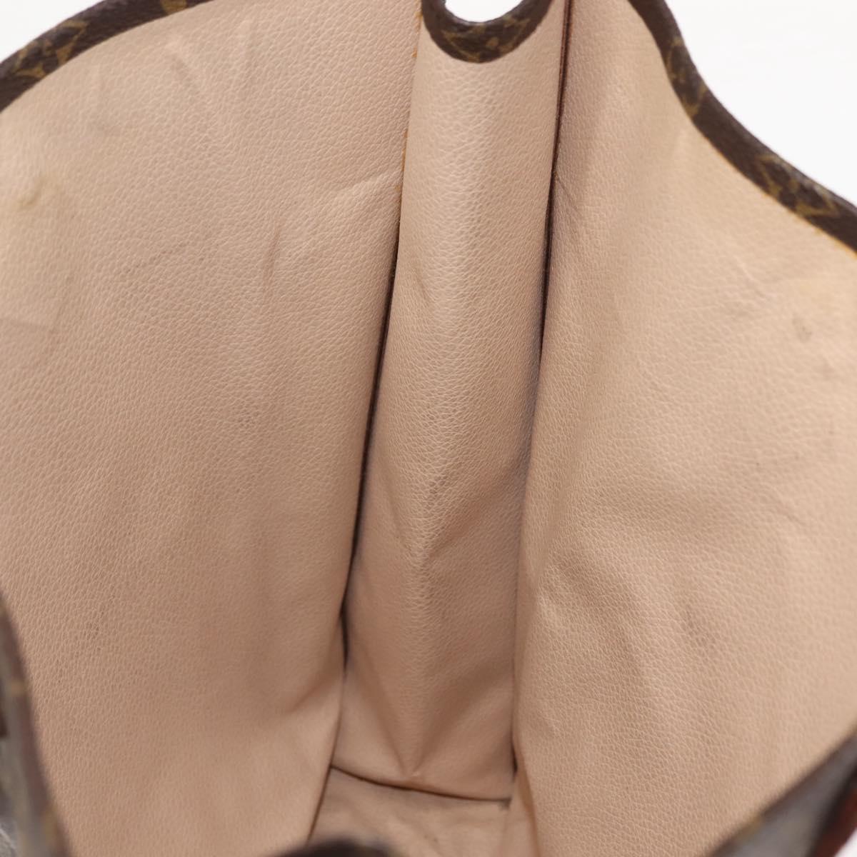 LOUIS VUITTON Monogram Sac Plat Hand Bag M51140 LV Auth BA6954