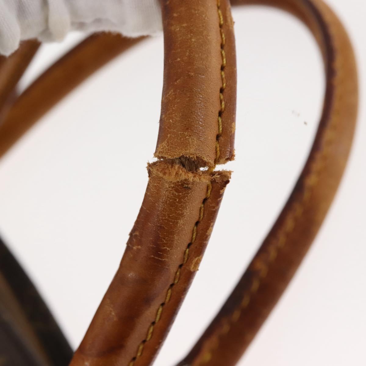 LOUIS VUITTON Monogram Sac Plat Hand Bag M51140 LV Auth BA6954