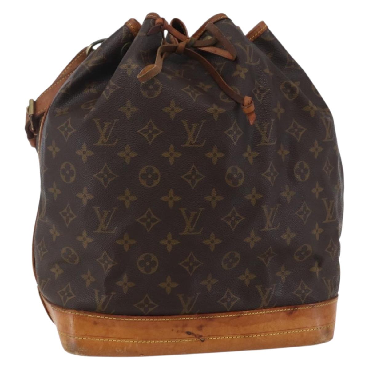LOUIS VUITTON Monogram Noe Shoulder Bag M42224 LV Auth BA6956
