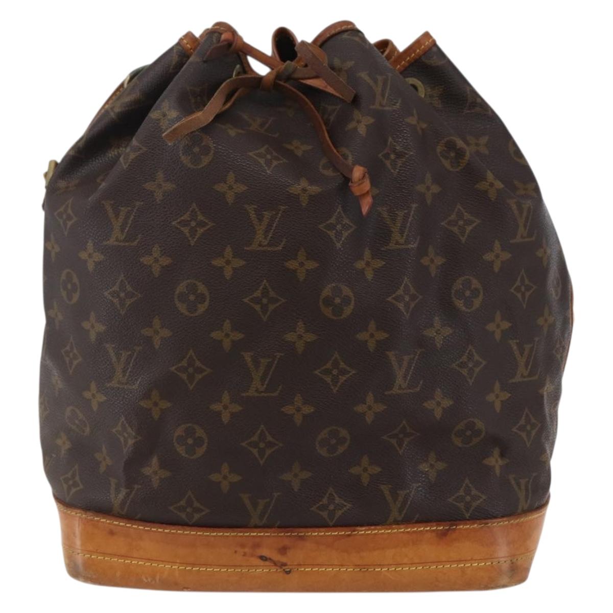 LOUIS VUITTON Monogram Noe Shoulder Bag M42224 LV Auth BA6956