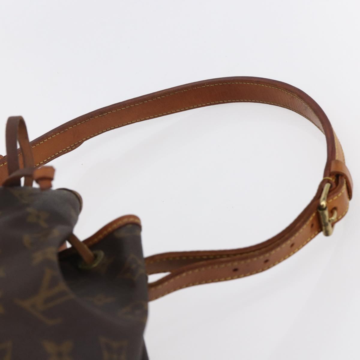 LOUIS VUITTON Monogram Noe Shoulder Bag M42224 LV Auth BA6956