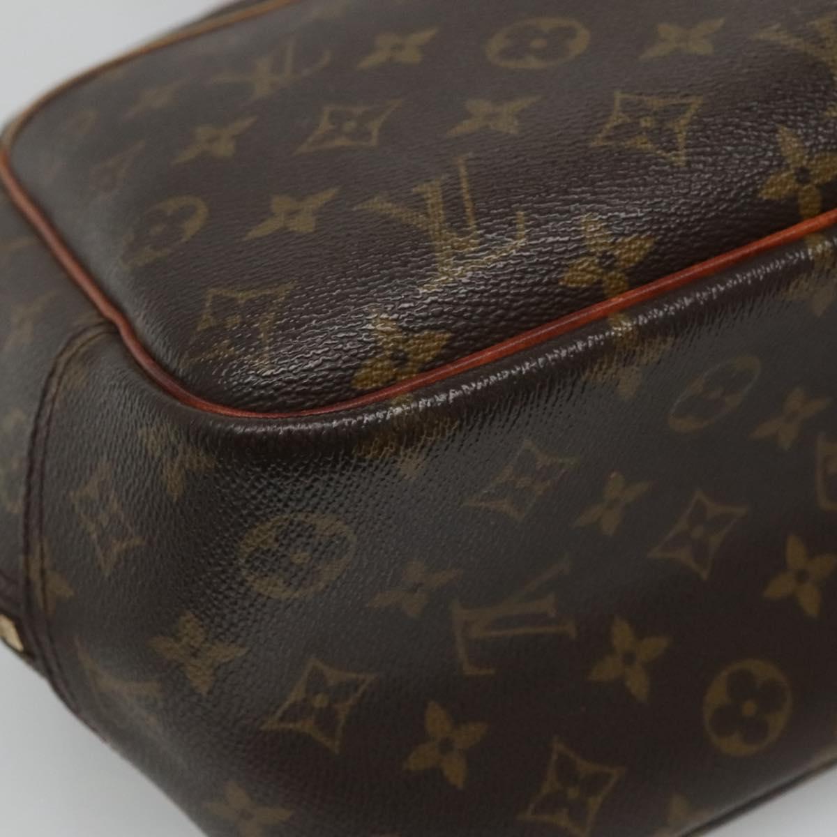LOUIS VUITTON Monogram Deauville Hand Bag M47270 LV Auth BA697