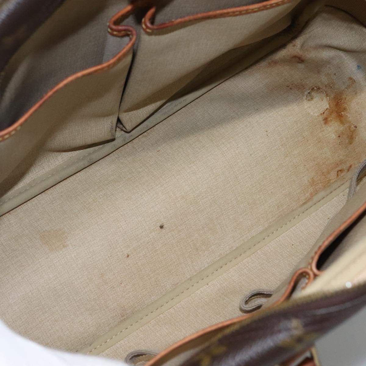 LOUIS VUITTON Monogram Deauville Hand Bag M47270 LV Auth BA697