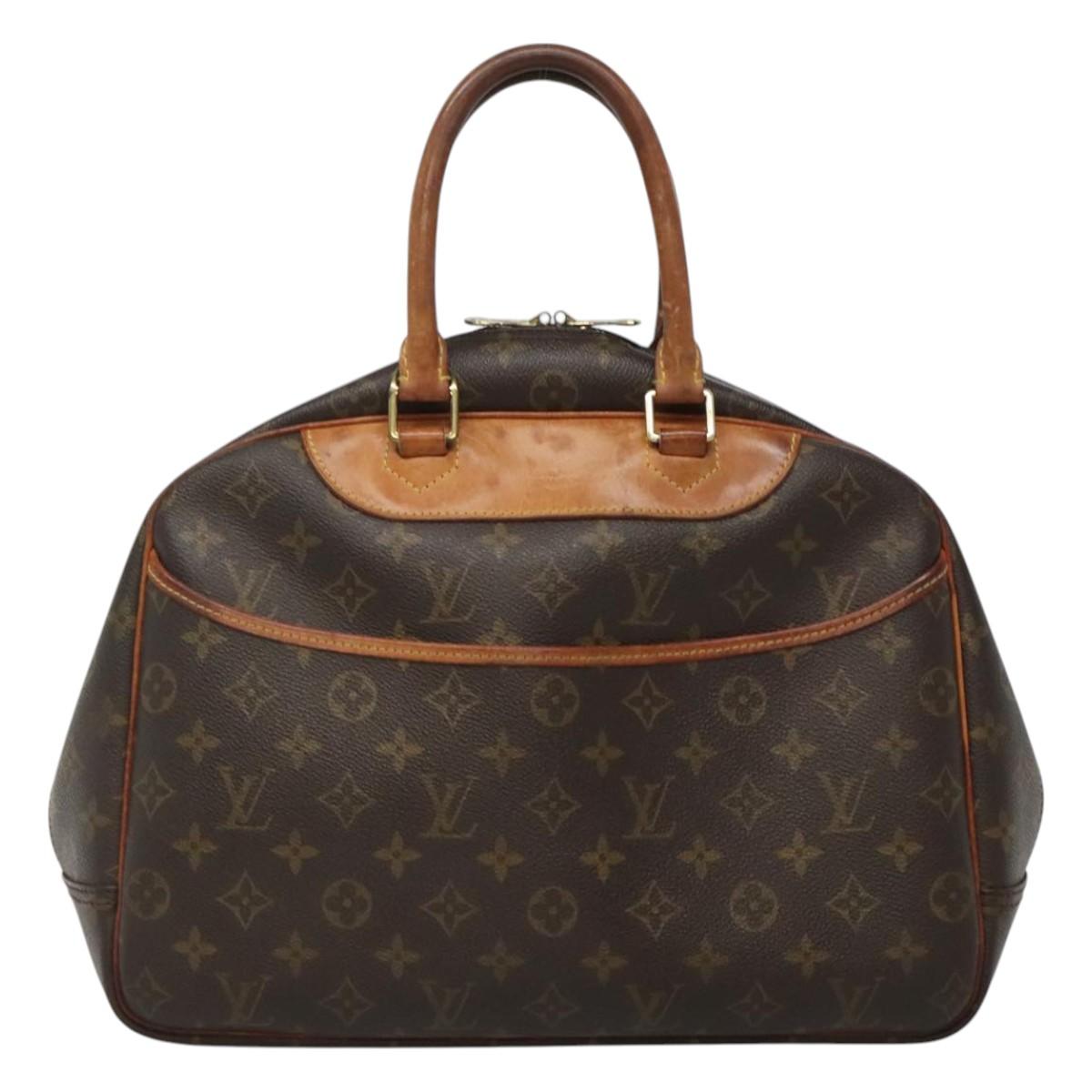 LOUIS VUITTON Monogram Deauville Hand Bag M47270 LV Auth BA697