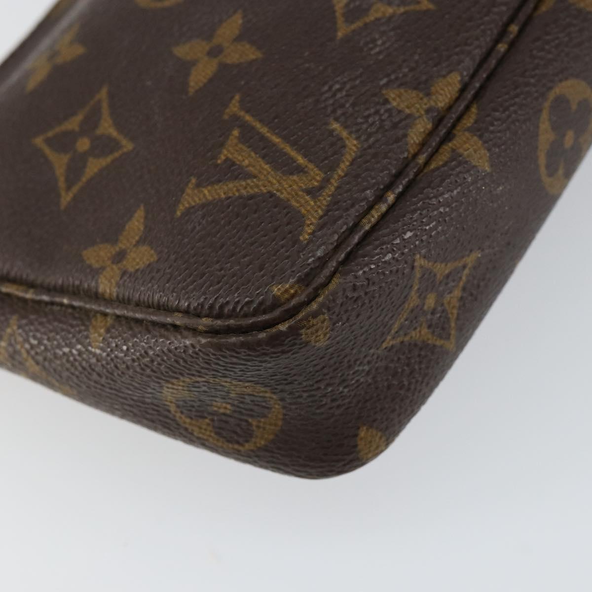LOUIS VUITTON Monogram Pochette Accessoires Pouch M51980 LV Auth BA6970
