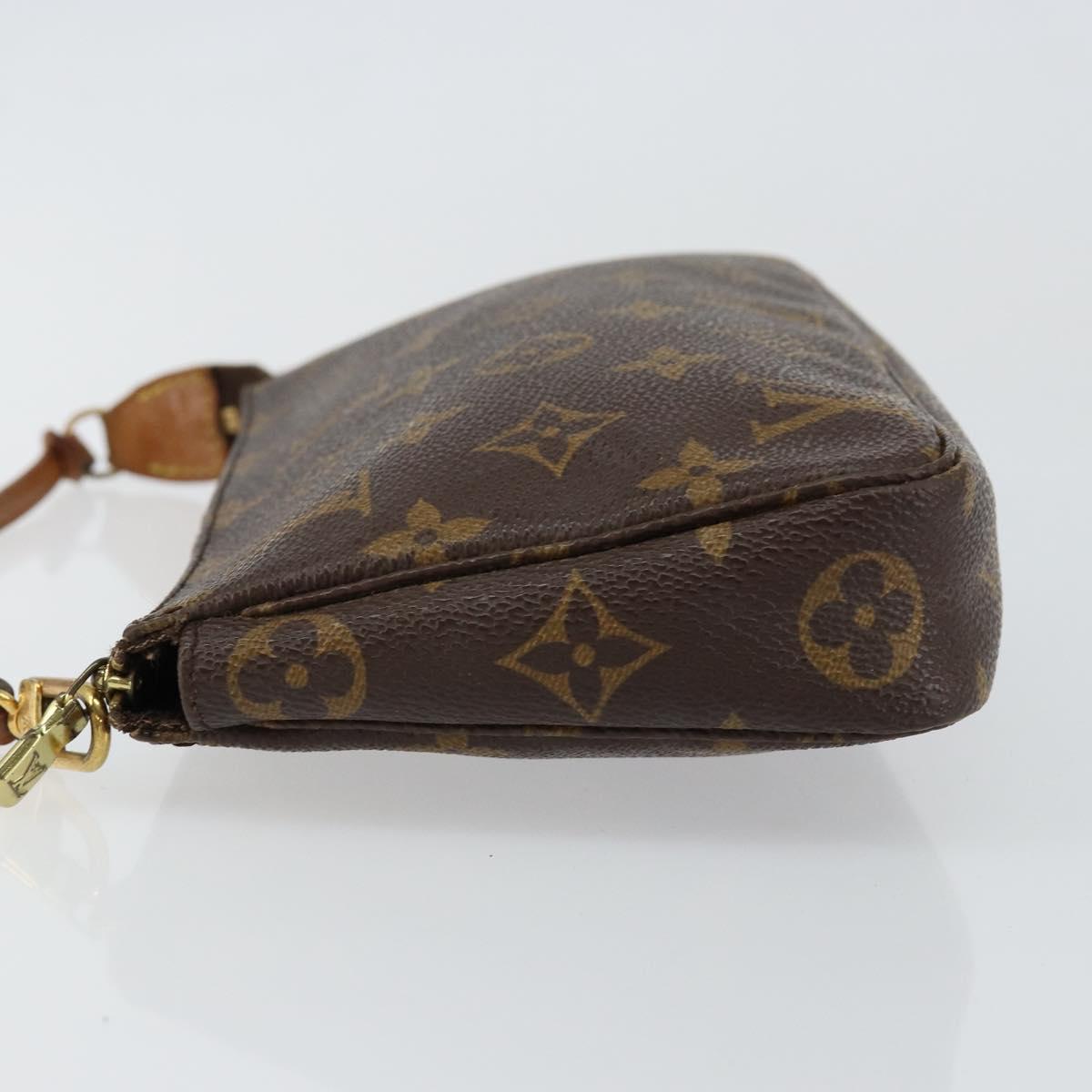 LOUIS VUITTON Monogram Pochette Accessoires Pouch M51980 LV Auth BA6970