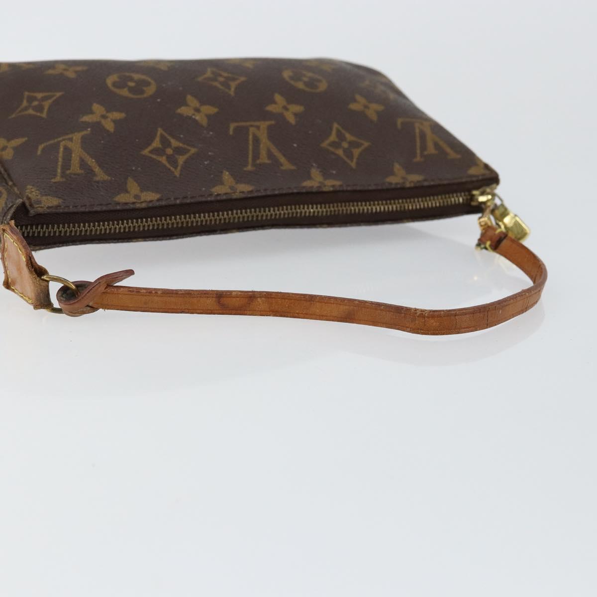 LOUIS VUITTON Monogram Pochette Accessoires Pouch M51980 LV Auth BA6970