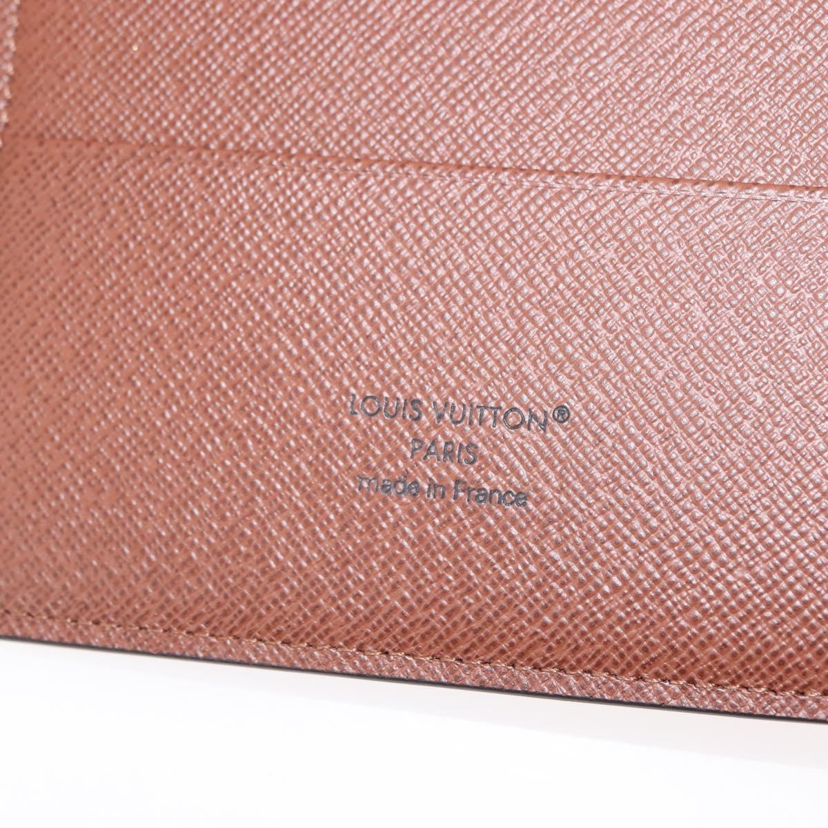 LOUIS VUITTON Monogram Agenda GM Day Planner Cover R20006 LV Auth BA6973